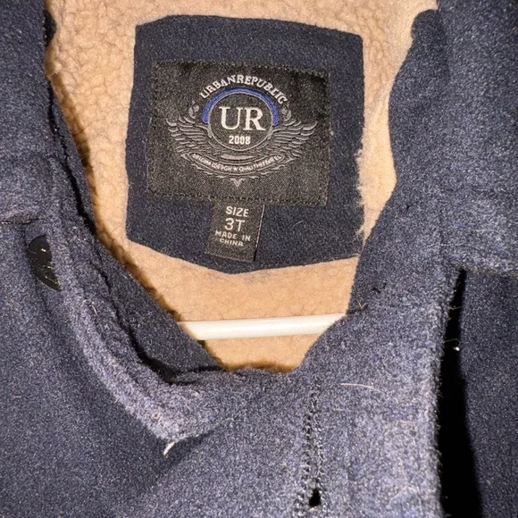 Kids Navy Peacoat size 3T - Picture 5 of 7